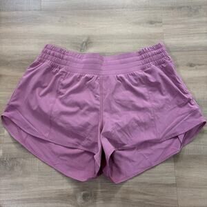 Lululemon Hotty Hot High-Rise Lined Short 2.5" Velvet Dust Women Size 8